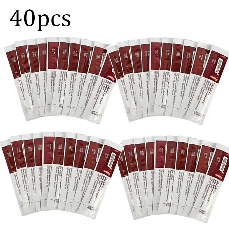 20/100 Stück Tattoo-Nachsorgecreme Pflegelotion Anti-Narben Vitamin-Salbe Permanent Make-up Zubehör Augenbrauen Eyeliner Lippen Creme 5G