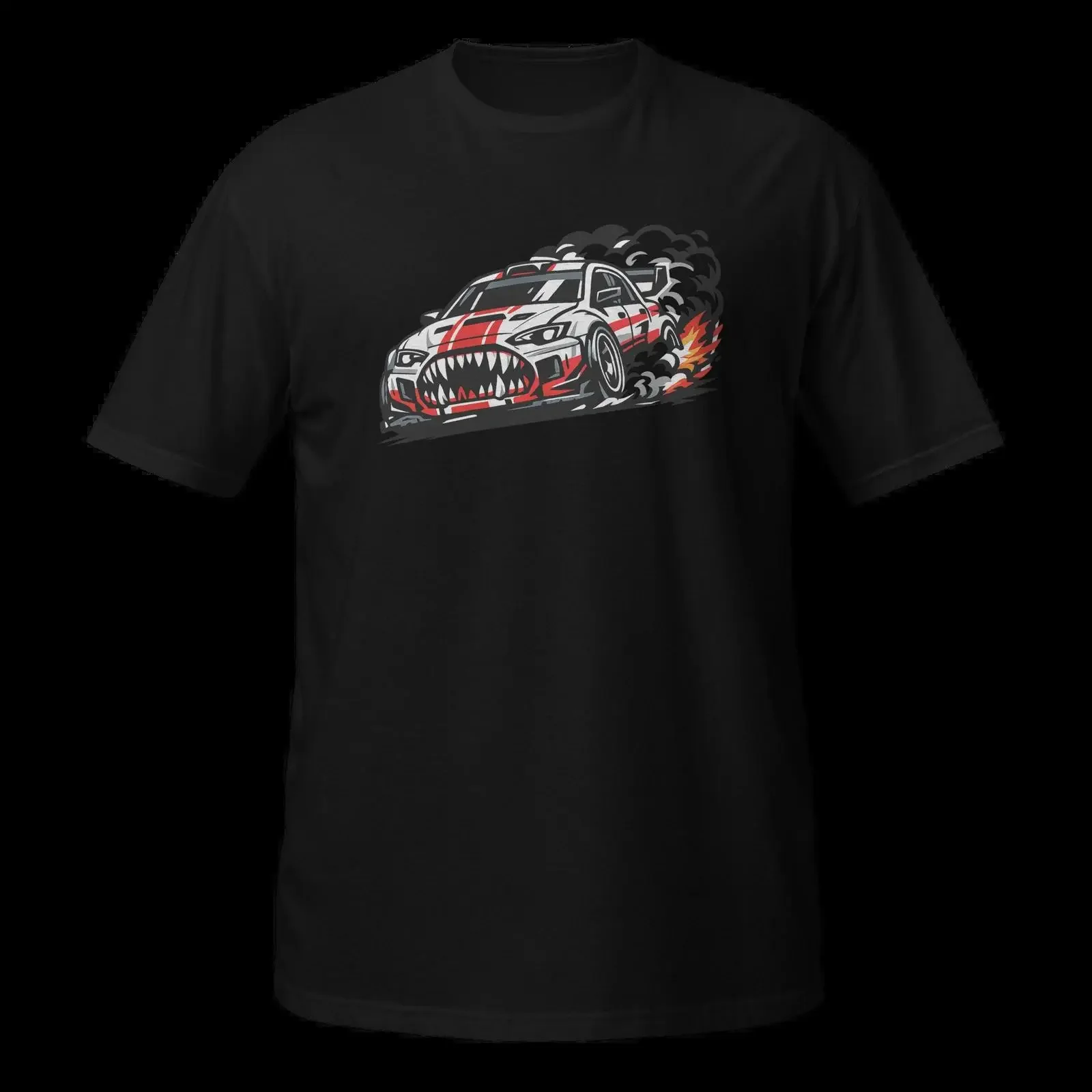 Monster Car T Shirt Speedway Speed Fast Racing Power Cartoon Fun Sport vintage Washed Soft Casual Versatile streetwear