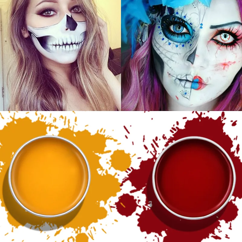 12g Face Body panit Make up Art Painting Drawing Pigment Flash shine Color Fancy Paint For Party Halloween Fancy Carnival