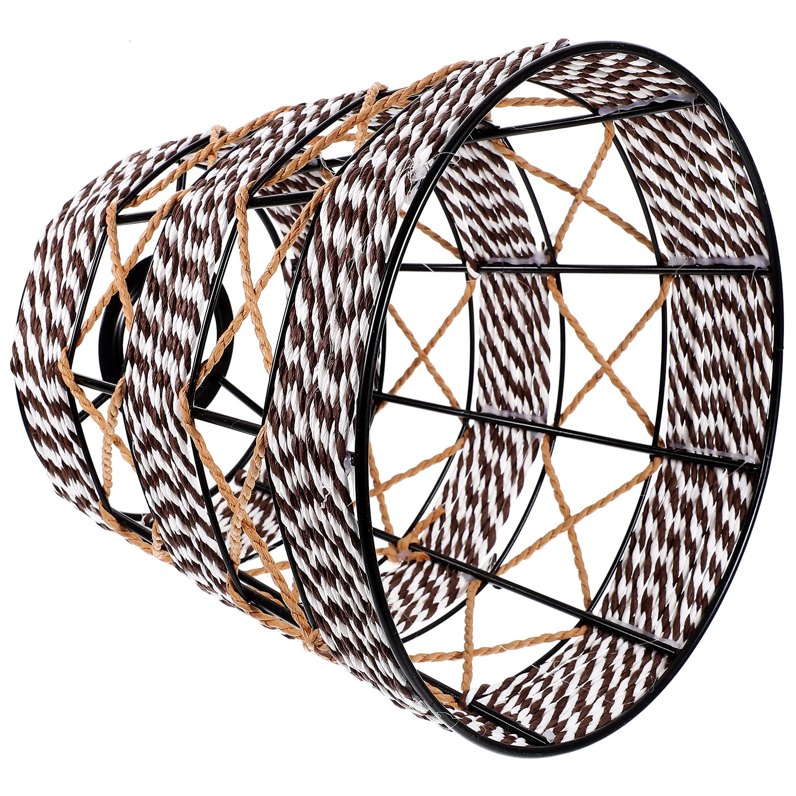 

Decorative Paper Rope Scandinavian Style Weaved Lampshade Hanging Ceiling Light Cover Restaurant Light Shade Home Lamp Accessory