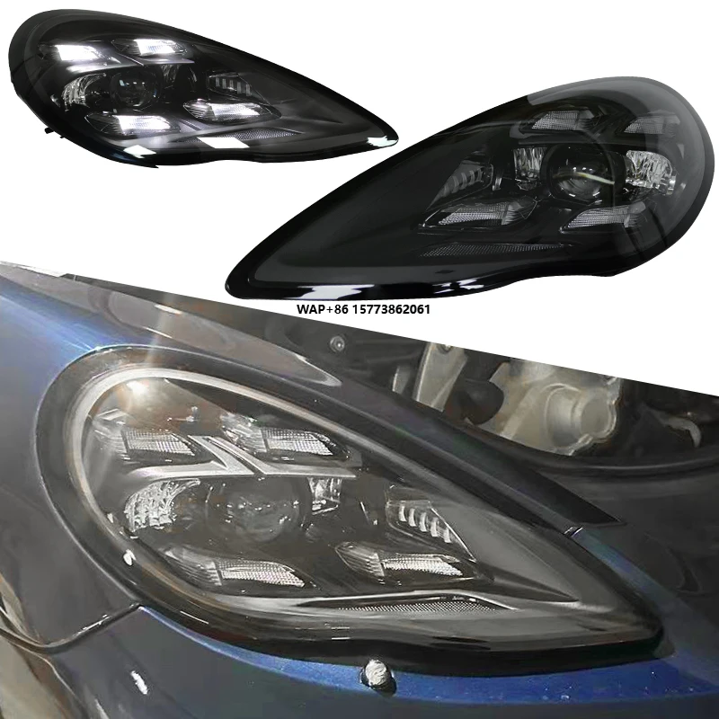 

2 Pieces for 970.1 2010-2013 PDLS Matrix LED Headlights Front Lights Upgrade 12V 2023 Style Head Lamps Assembly