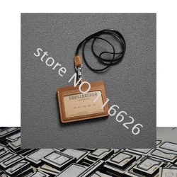 DIY leather craft neck hanging badge cardholder cutting dies knife mold 102x75mm