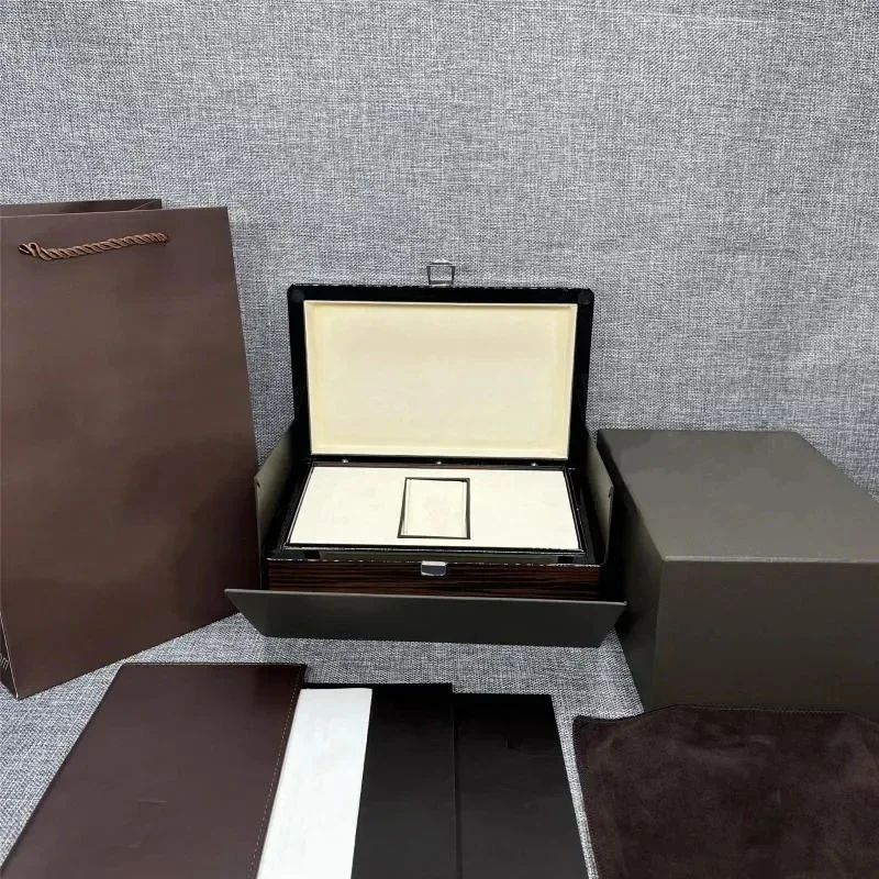 Watch Boxes Factory Supplier Brown With Original PP Wooden Box Papers Card Can Customization Watche