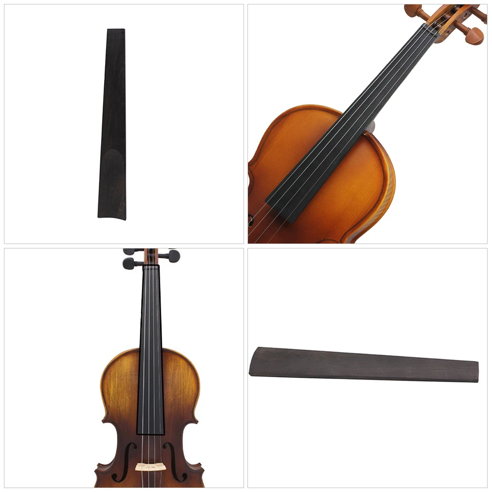 

Ebony Fingerboard Violin Replacement Music Instrument Fretboard Accessories Full Size Accessory