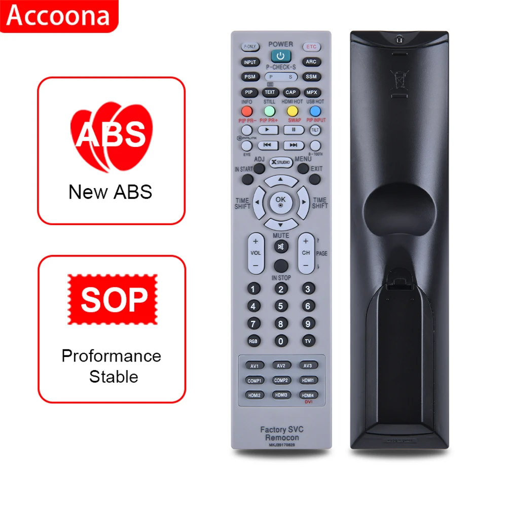 

Accoona New MKJ39170828 Replace Remote Control for Service Remocon Factory SVC LCD LED TV DU-27FB32C DU27FB32C