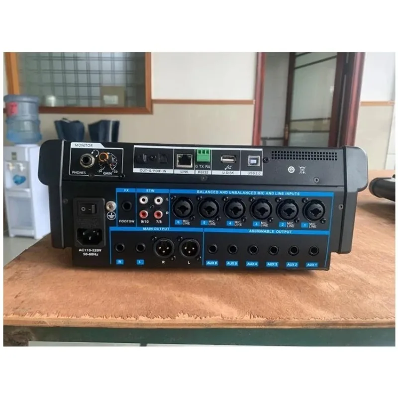 

12-Way Digital Mixer Console - Professional 12-Channel Audio Mixer for Stage And Record Music Equipment