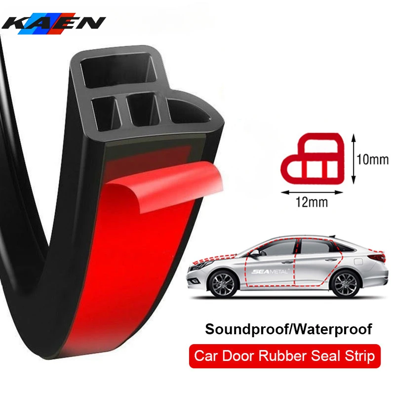 

Уплотнительная лента для автомобильной двери, резиновая двухслойная уплотнительная протектор, звукоизоляционные водонепроницаемые погодные полосы для автомобильной двери, капота, багажника