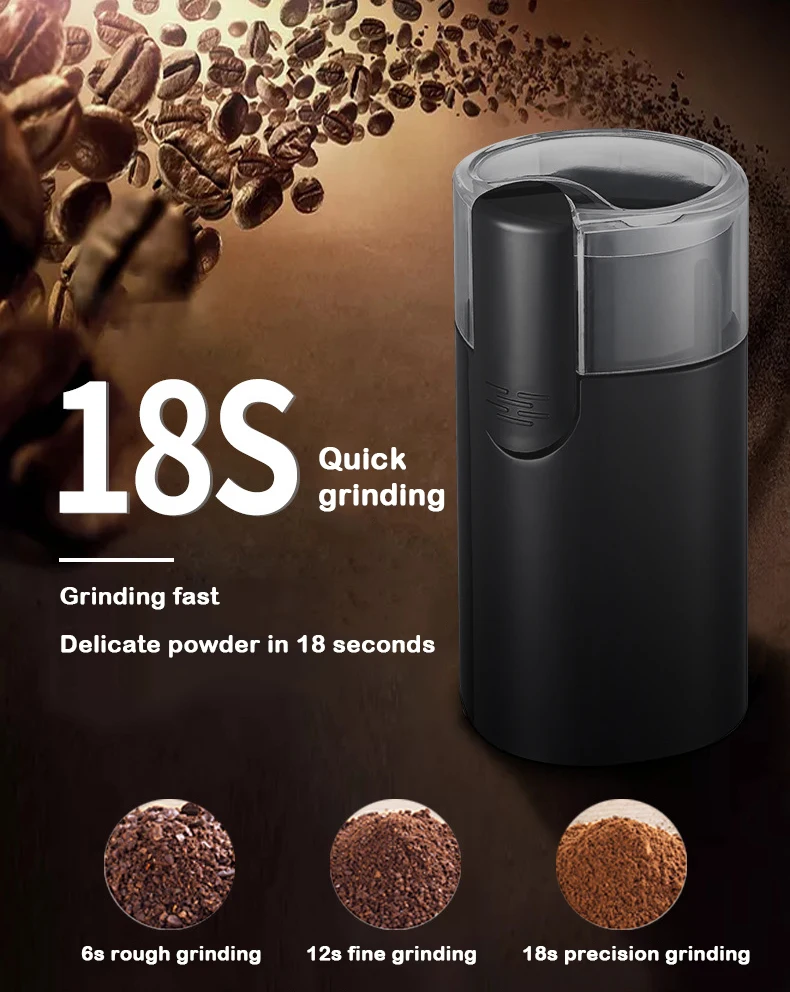 110V/220V Electric Grinding Machine Stainless Steel Coffee Grinder Grain Chinese Herbal Medicine Flavoring Ultrafine Dry Grind