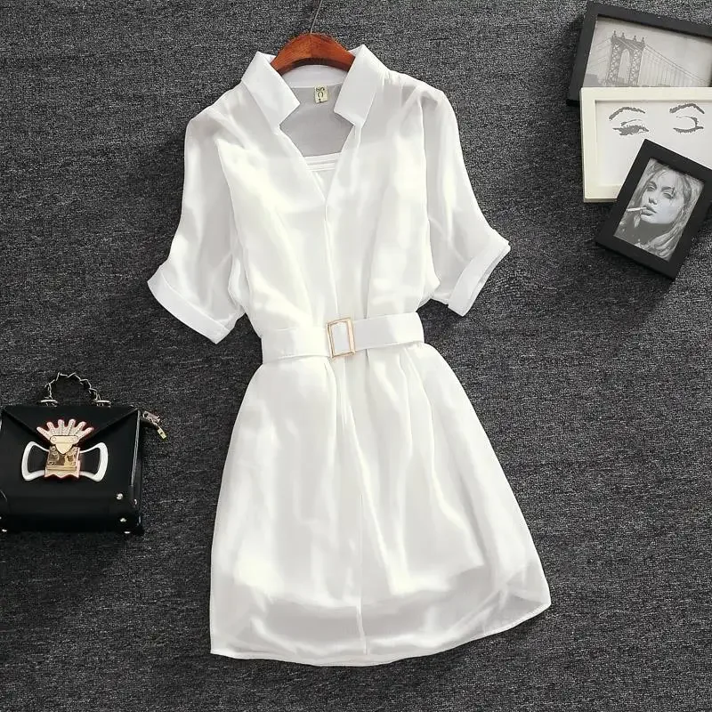 Silk White Dresses for Women 2024 Slip Clothes Chiffon Satin Sundress Woman Dress Vintage Sensual Sexy New Features of Aesthetic