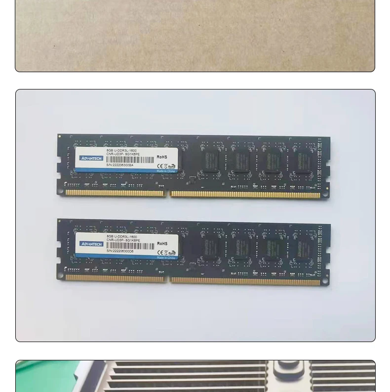 8G Industrial Memory Module ADVANTECH Original Desktop DDR3 New CNR-UD3P-8G1K6PE