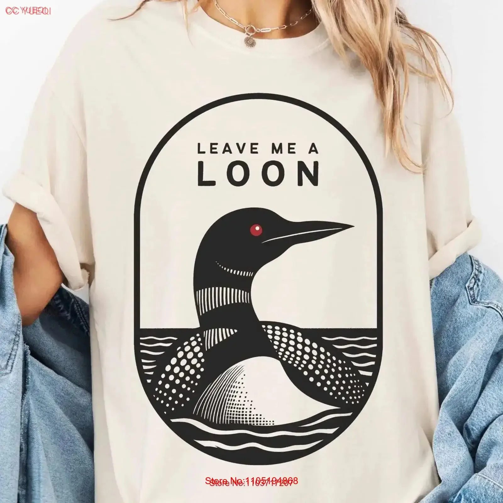Funny Common Loon SweaT T Shirt Minnesota Lake Bird Watcher Birding Life Sweater Nature Lover vintage Washed Casual Soft