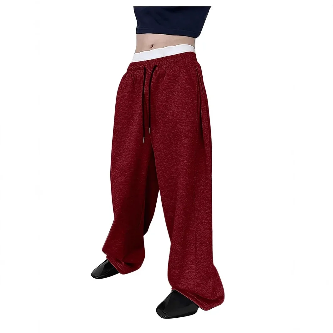2026 New Korean Style Sweatpants Sport Pants Men Running Pants Spring Summer Loose Casual Sweat Pants Straight Jogging Pants Men