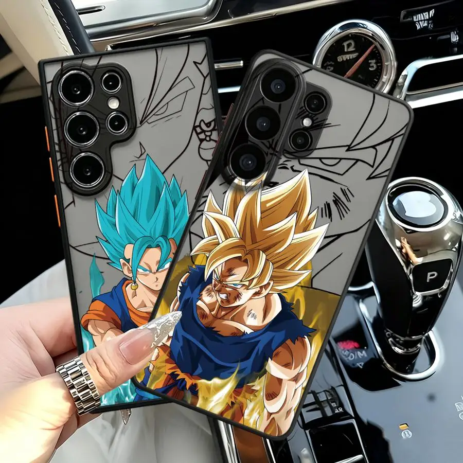 Case for Samsung Galaxy S26 S25 Ultra S22 S20 FE S23 FE S21 S24 Plus Note 20 Ultra 10+ Funda Back Phone Cover Dragon Balls Goku