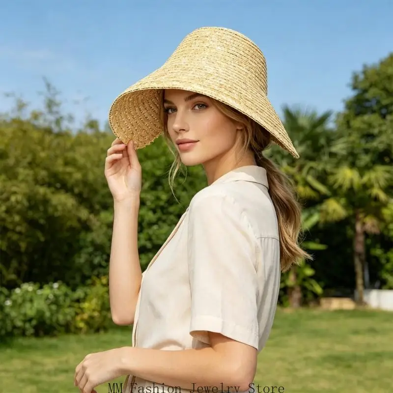 Victorian Straw Hat Fashionable Headwear Embellishment DIY Base For Victorian Cosplay Costume D0UB