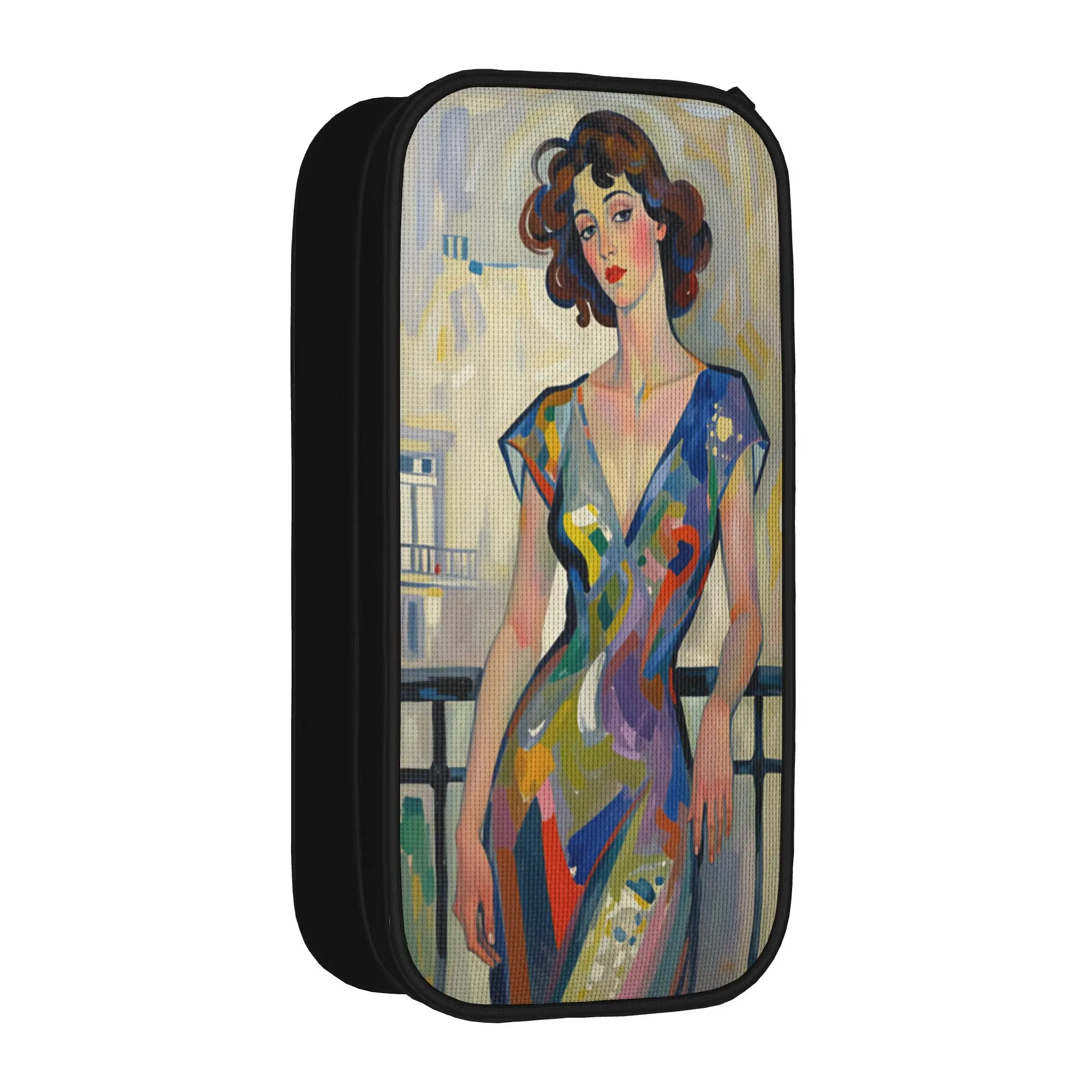 Amadeo Modigliani Pencil Case  College Pencil Bag Students Canvas Fashion School Pencil Cases Printed Stationery Organizer