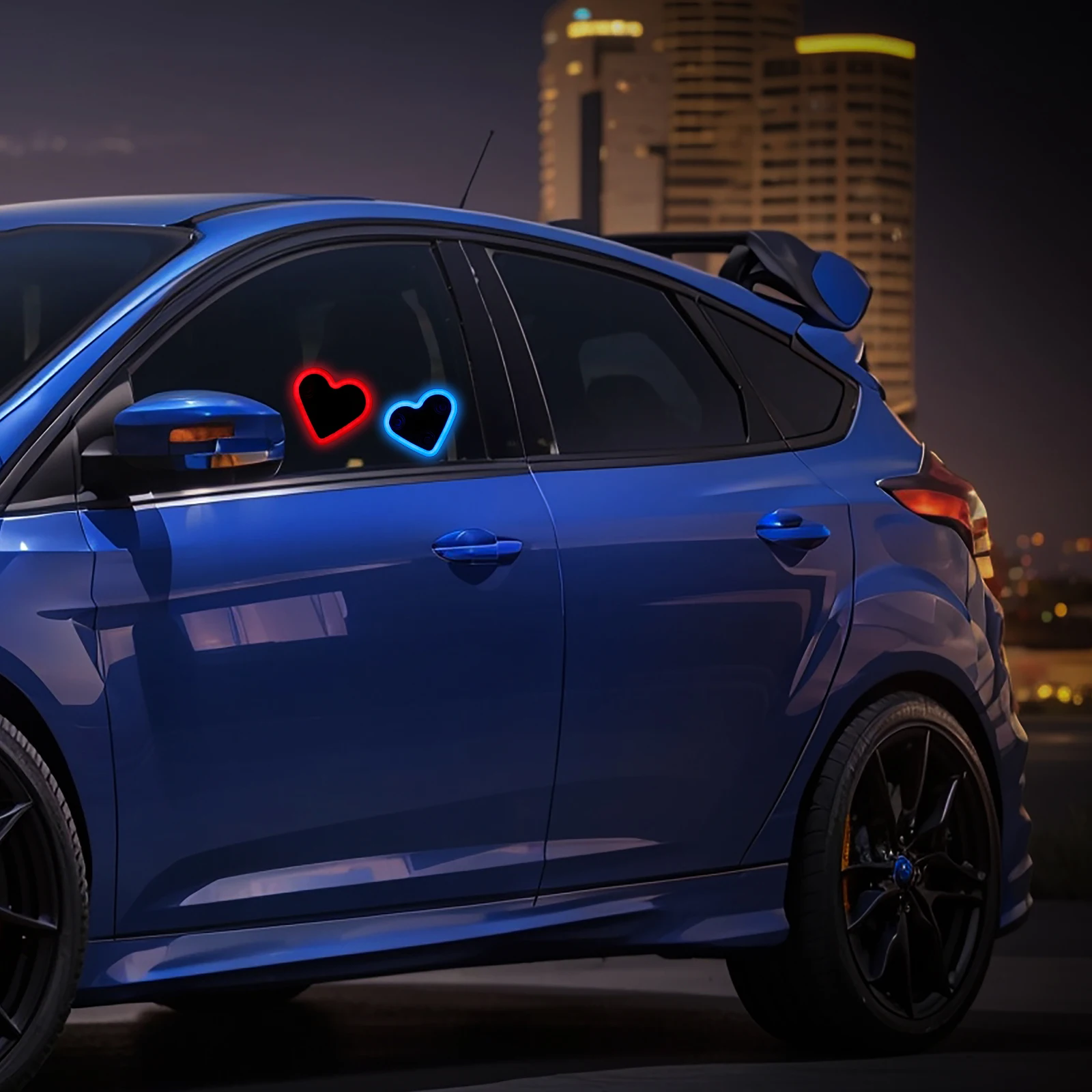 INEYES الشمسية مثلث نافذة على شكل قلب ضوء ينبعث منها على شكل قلب مصباح لتهيئة الجو الأسلاك الداخلية الحرة LED مصباح لتهيئة الجو