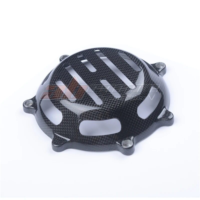 Side Engine Generator Clutch Case Cover Fairing ( Dry Clutch ) For All Ducati  Full Carbon Fiber 100%