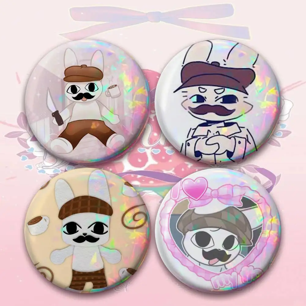 Game Animal Hospital B-Barney Badge 25 32 44 58 75 mm Round Fans Collect Friends Gifts Brooch Souvenir