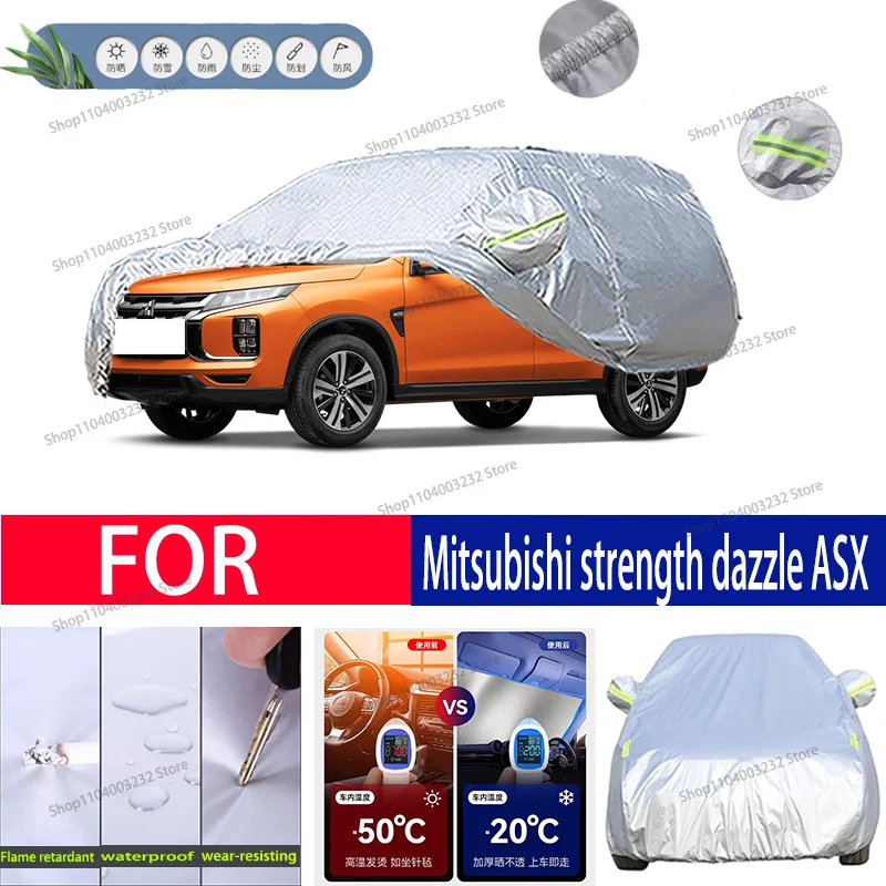 

For Mitsubishi strength dazzle ASX Car clothing sun protection snow prevention antifreeze car protective cover auto cover