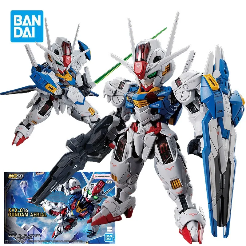 

BANDAI MGSD XVX-016 AERIL Action Figures Gundam The Witch From Mercury Anime Model Kit Toys for Boys Gifts for Boys Collection