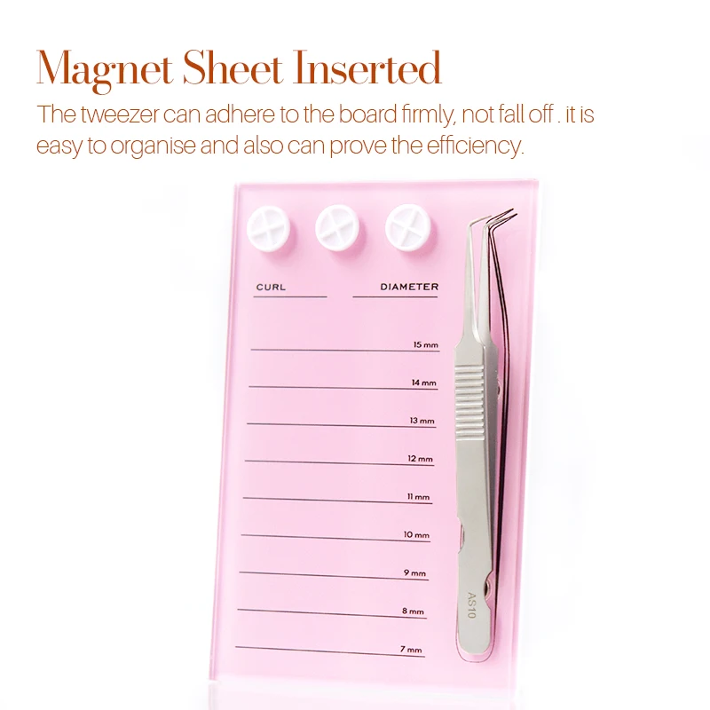 H&L SINCE1990 Eyelash Pad Lash Extensions Mixed Tray Eyelash Organising Tile Eyelash Board Beauty Tools Makeup