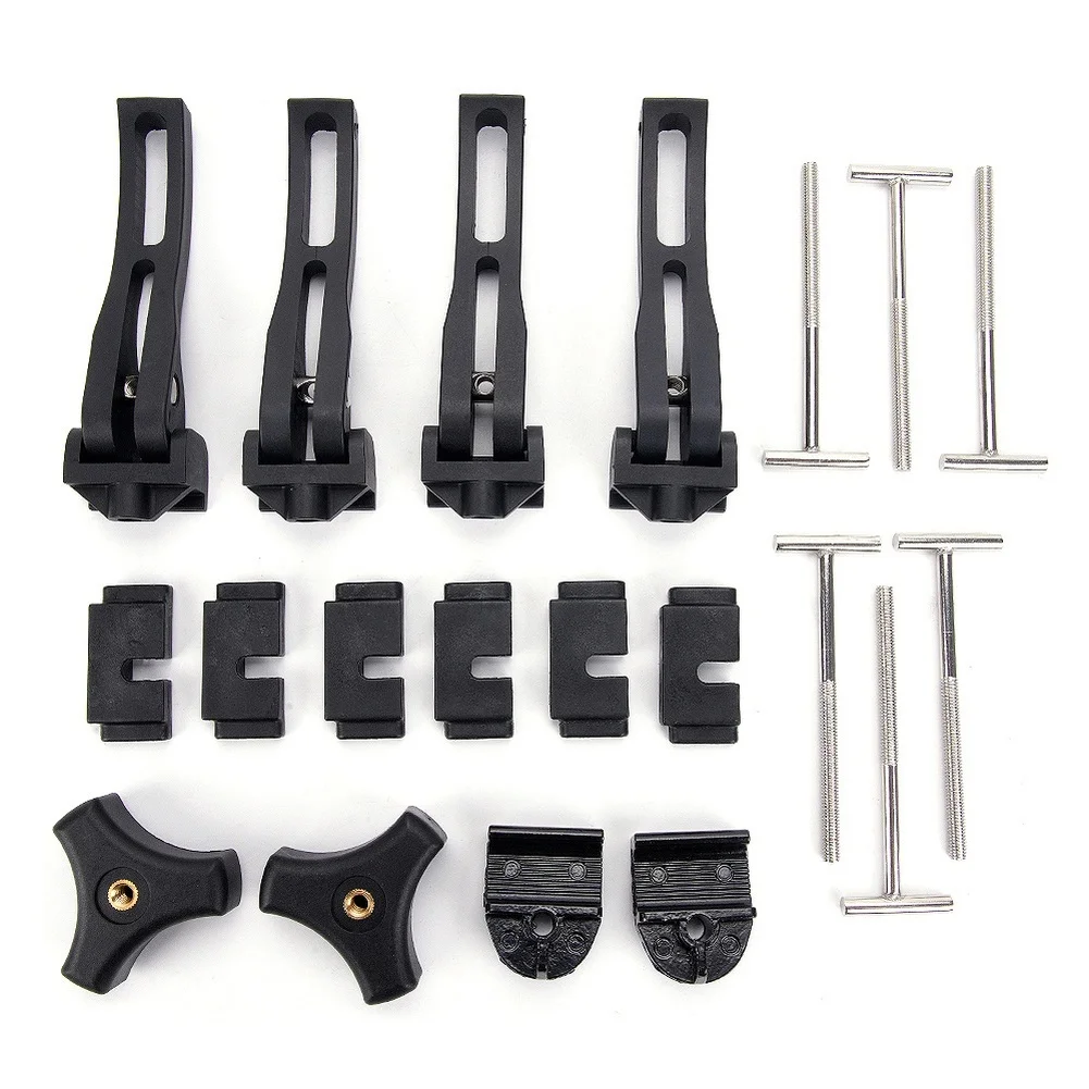 Truck Bed Maintenance Pickup Truck Clip T-Bolt Cable Tie Attaches Black ABS Plastic Compact Size Easy Installation