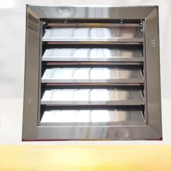 6/8/10/12inch Stainless Steel Square Vent Grille Exterior Wall Exhaust Vent Exhaust Ventilation Window Ventilation Cover