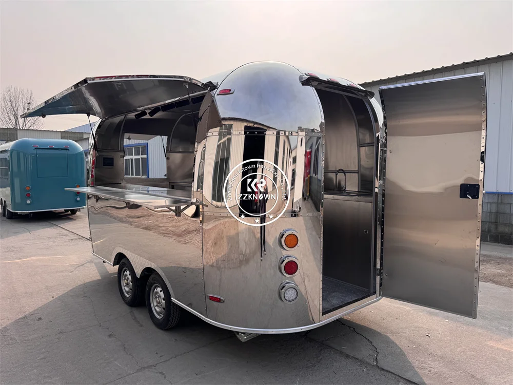 Snack Cart Hotdog Food Truck Mobile Pizza Truck Food Trailer Coffee Kiosk With Full Kitchen Trailer Hamburger Cart