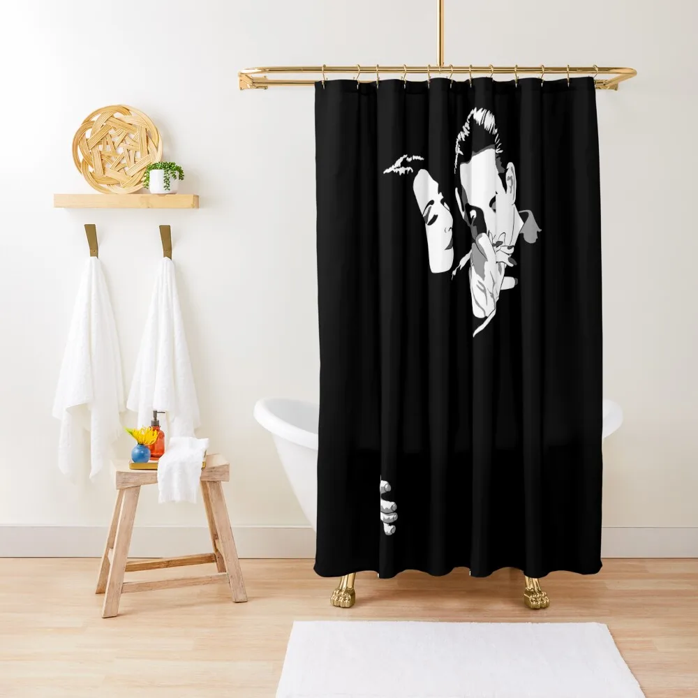 

Gomez & Morticia Shower Curtain Bathroom Accessories Cover Curtain