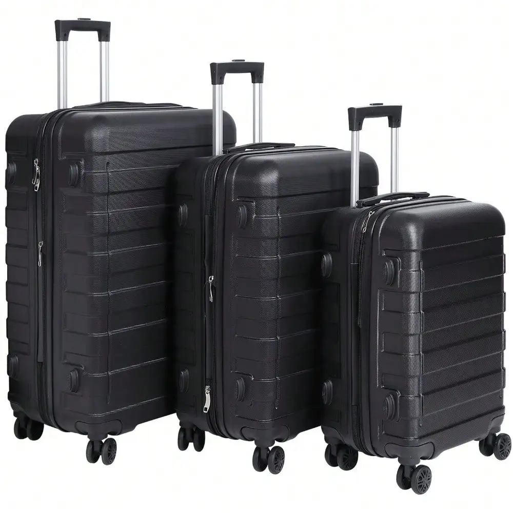 Valise à main rigide avec roulettes, bagage extensible, 21 ", 26", 30"