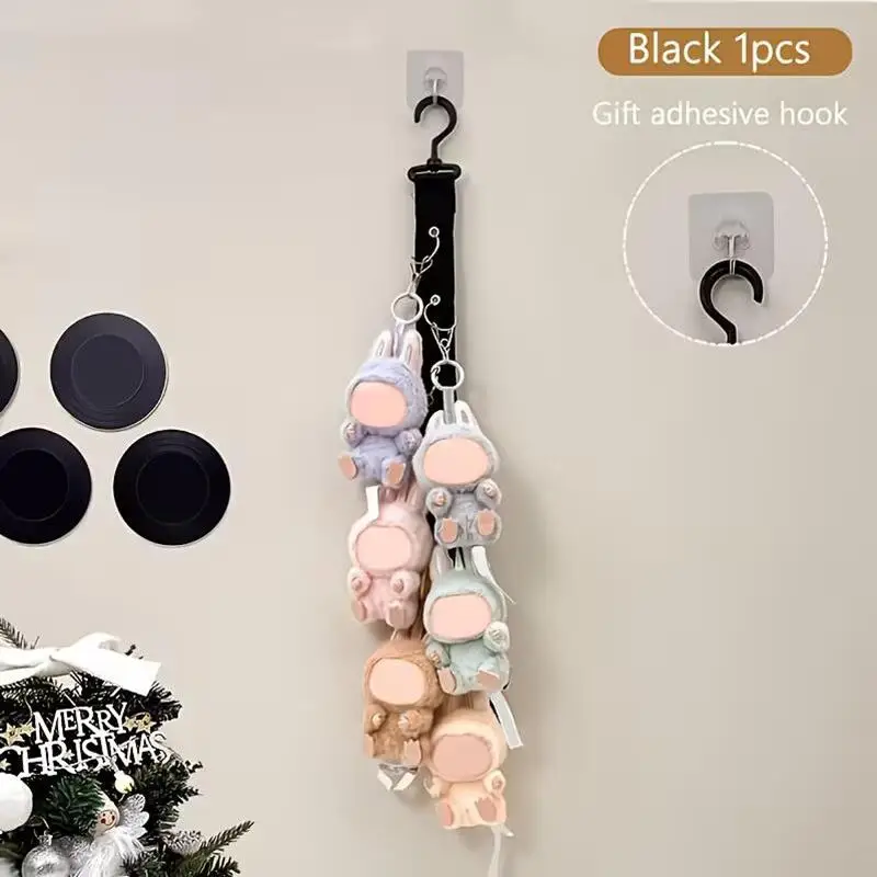 Hat Organizer For Baseball Caps,Hat Rack With 8 Clips,Baseball Cap Organizer With Strong Adhesive/Wall Drilled For Up To 16 Hats view 3