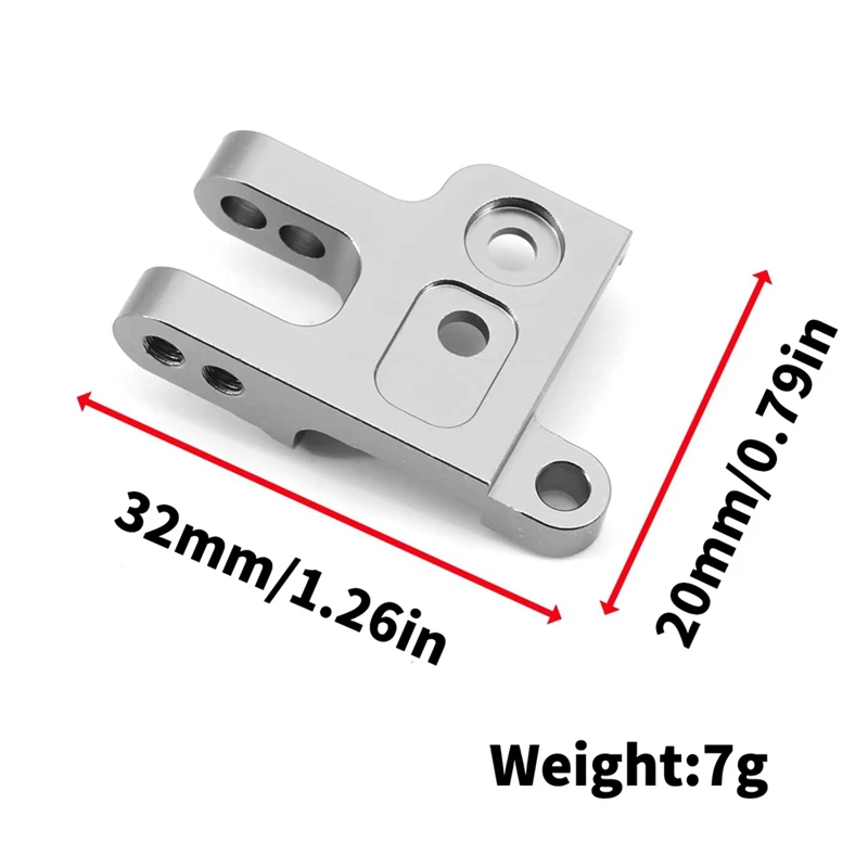 7075 CNC Aluminum Alloy Metal Panhard Mount For Traxxas TRX4 TRX6 1/10 RC Crawler Car Upgrades Accessories