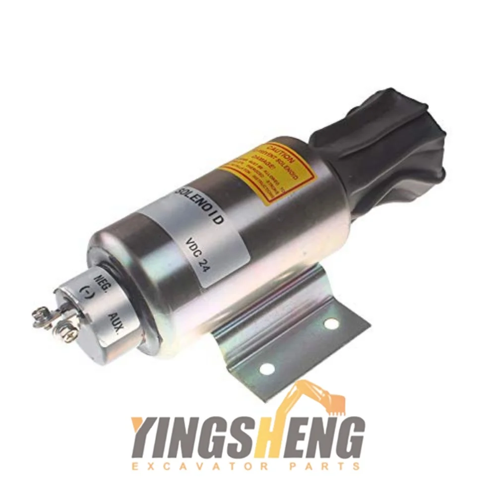 

Cummins generator set shutdown solenoid valve 2370-24ESU1B5S 24V Mitsubishi engine shutdown switch