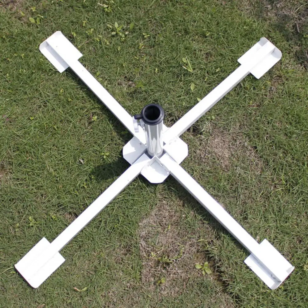 

68cm Beach Umbrella Stand Heavy Duty Metal Sunshade Umbrella Base Foldable Adjustable Outdoor Patio Market Umbrella Holder Rack