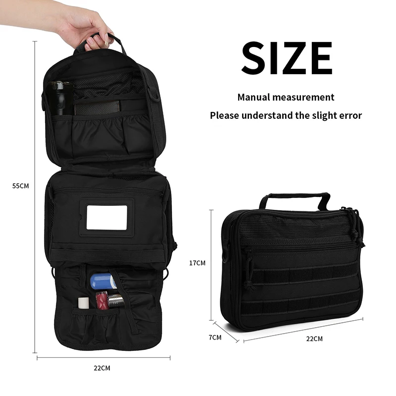 New Travel Hang Toilet Bag Men Sports Swimming Storage Bags Beach Portable High Quality Black Cosmetic Handbags Multifunctional