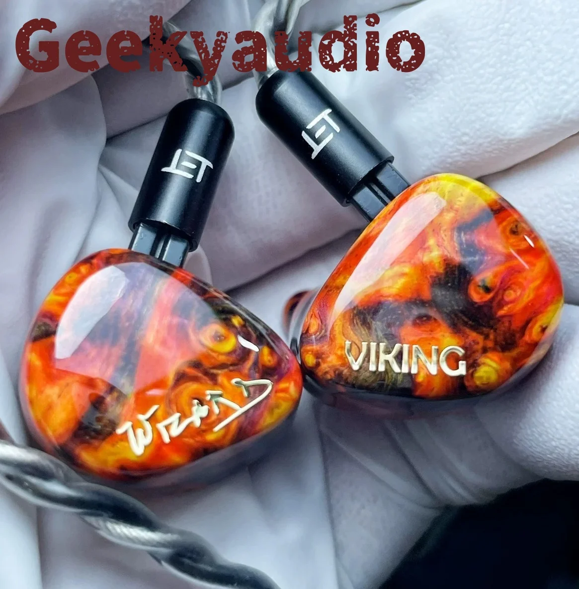 Geekyaudio DD+2BA+EST IEMs Hybrid Hifi Music Monitors Studio Bass Earphones Electrostatic Audiophiles Musician Earbuds 0.78mm