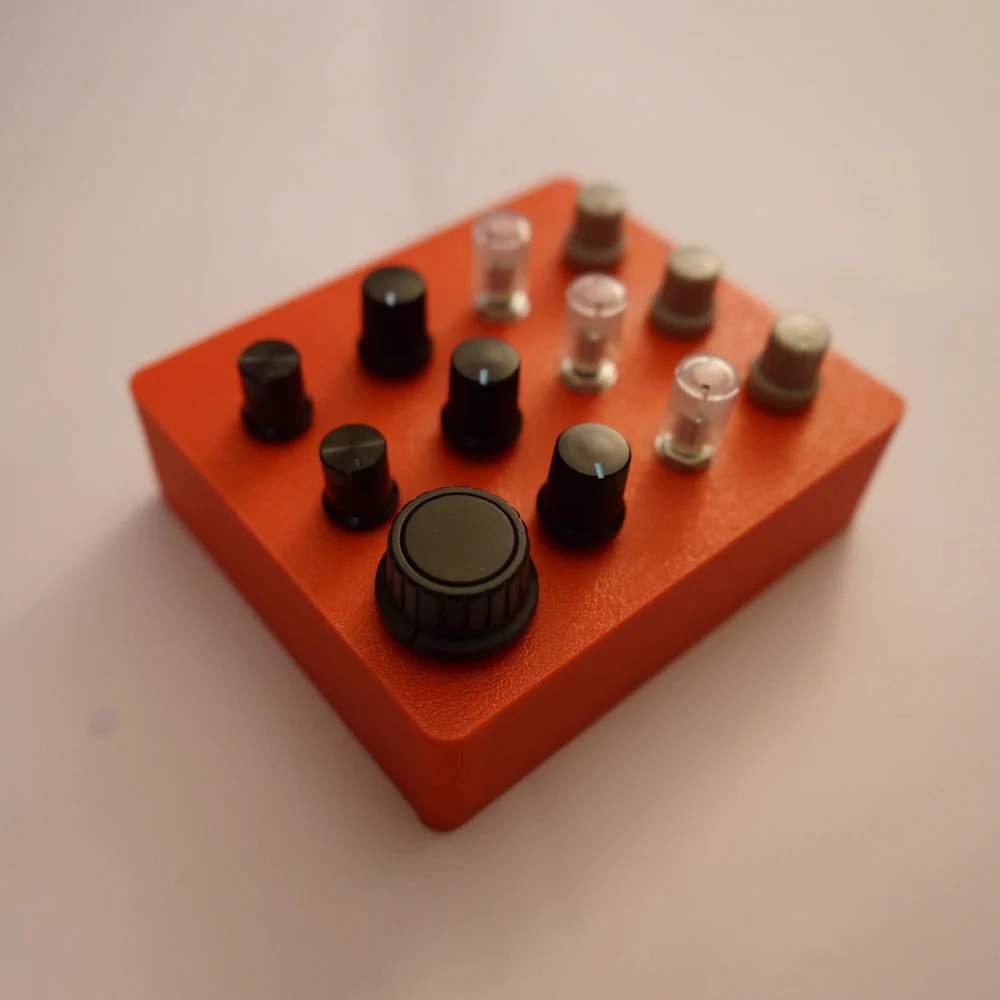 12 Knob 360° Rotary Encoder MIDI Controller, 12 Buttons Custom CC Map for DAW/VST Mixer