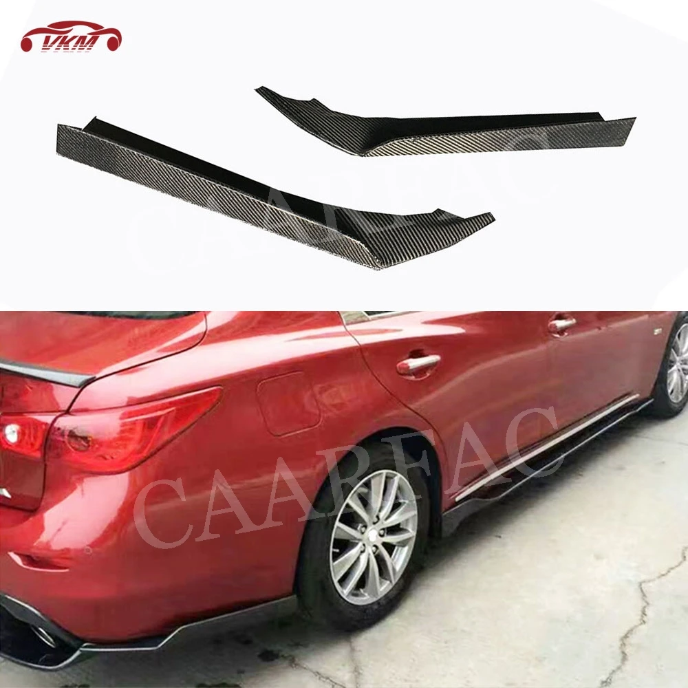 

Carbon Fiber Material Rear Bumper Lip Splitters Canards For Benz For BMW For Audi For Universal Cars Auto Car Decoration