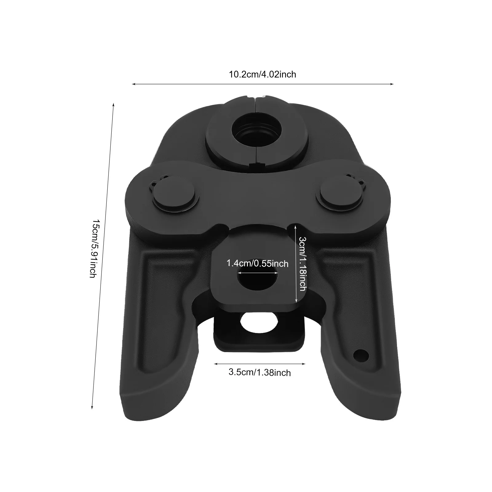 Rohrpresszangen-Set TH16-20-26-32mm, Ersatz-Presszange mit 4 austauschbaren Pressköpfen, Presswerkzeug für Aluminium-Kunststoffrohre und PEX-Rohre – Detail 8