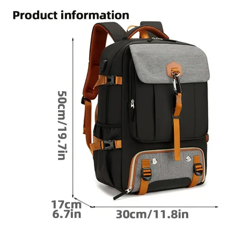 Backpack Men's large-capacity travel bag Outdoor waterproof luggage bagBusiness trip mountaineering bagStudent schoolbagBackpack