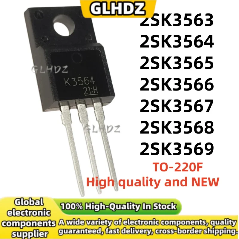 TO-220F Brand New 10Pcs 2SK3563 2SK3564 2SK3565 2SK3566 2SK3567 2SK3568 2SK3569 in stock