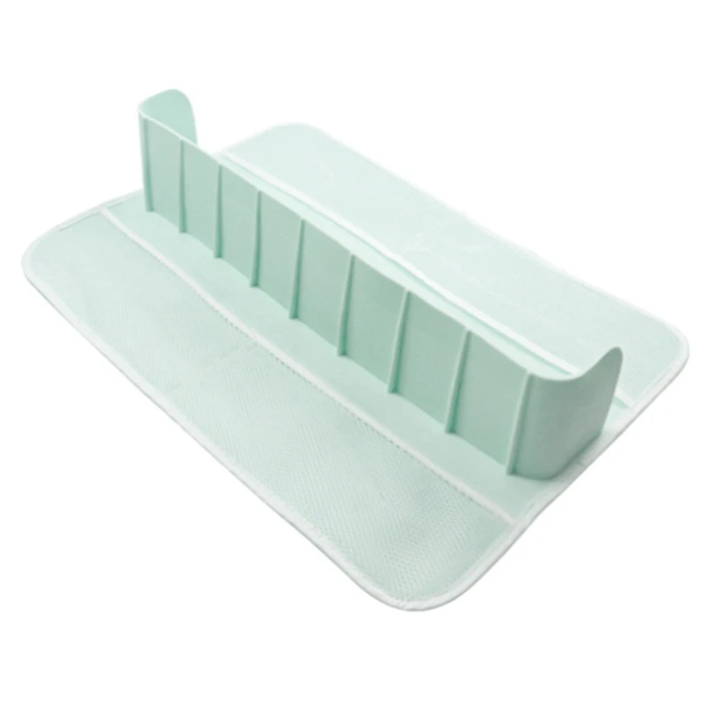 

The Newchildren's Bathtub Splash Guard With Toy Storage, Silicone Bathtub Waterproof Splash Guard
