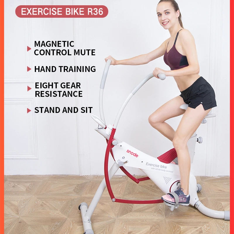 

R36 exercise bike home spinning bike indoor bicycle bicycle magnetically controlled silent mini exercise equipment adjustable