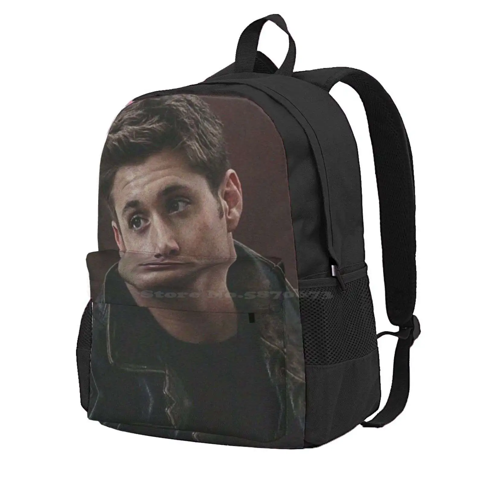 Jensen Ackles, Dean Winchester Hot Sale Schoolbag Backpack Fashion Bags Stick Jensen Ackles