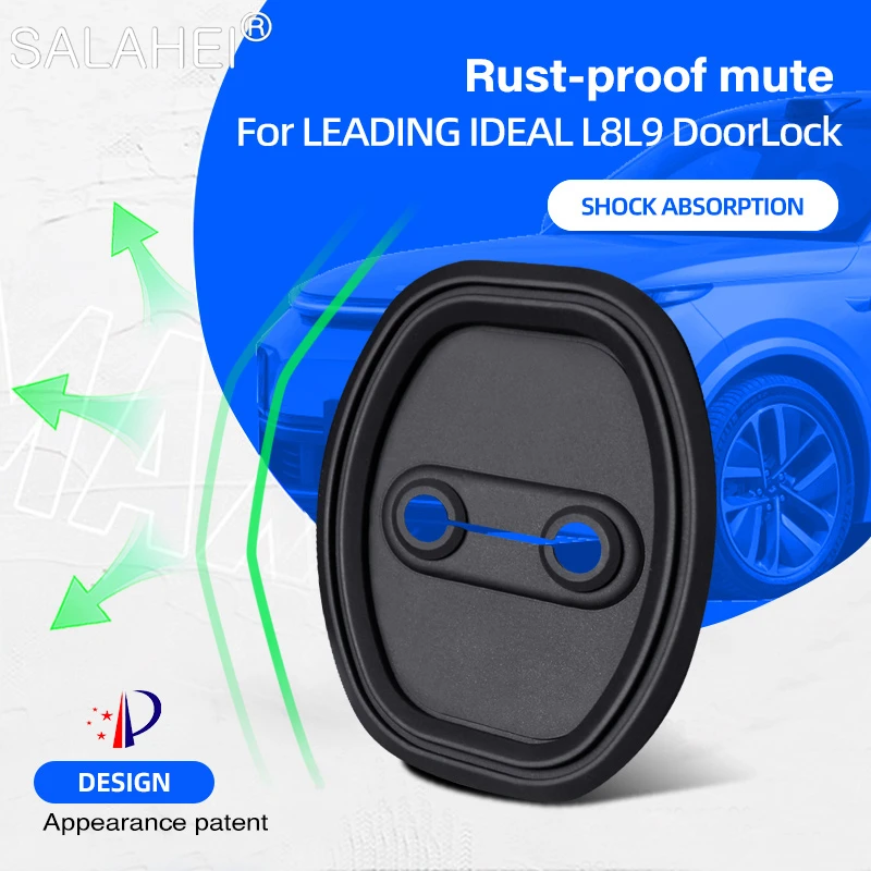 

High Quality Silica Gel Car Decoration Door Lock Protect Cover For Leading Ideal L8 L9 Auto Interior Special Sticker Accessories