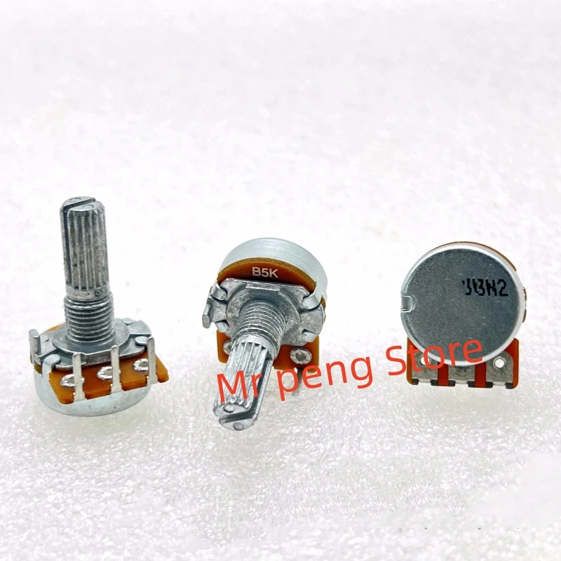 1pcs ALPHA RV16 internal bent foot Potentiometer 5K with 40 step shaft length 20MM