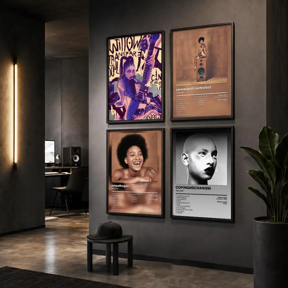 W-Willow Smith Album Music Poster HD Wall Art Wall Stickers Home Living Room Bedroom Bar Office Decor Prints