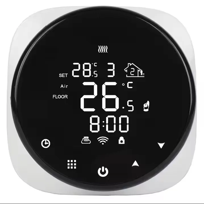 Smart Thermostat Wi-Fi Data Privacy Programmable Easy Install Works With Alexa Energy Star Certified Mobile App with Backlight