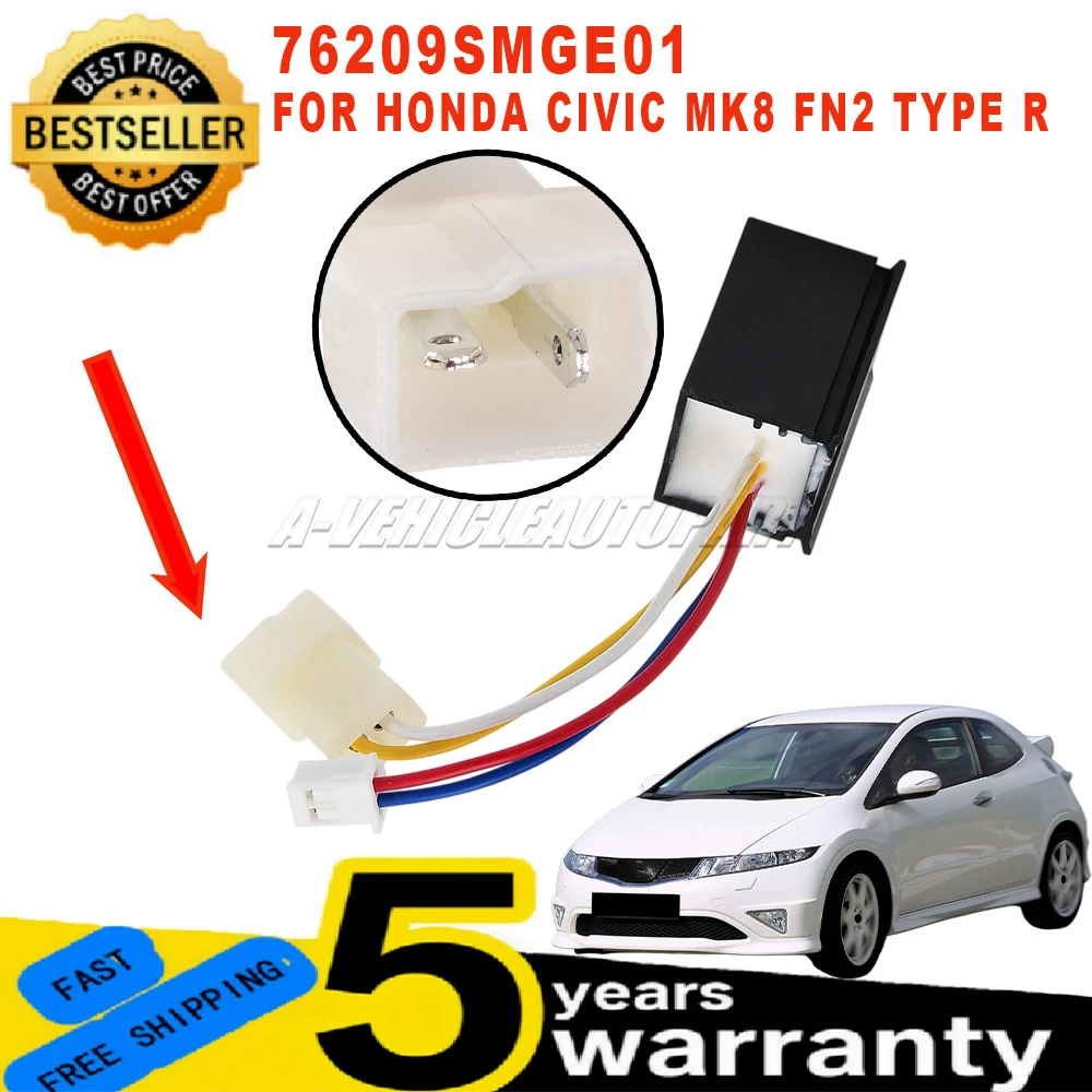 1Pc New For Honda Civic Mk8 Type R 76209SMGE01 SOD Module Folding Wing Mirror Shut Off Device Easy Installation Car Accessories
