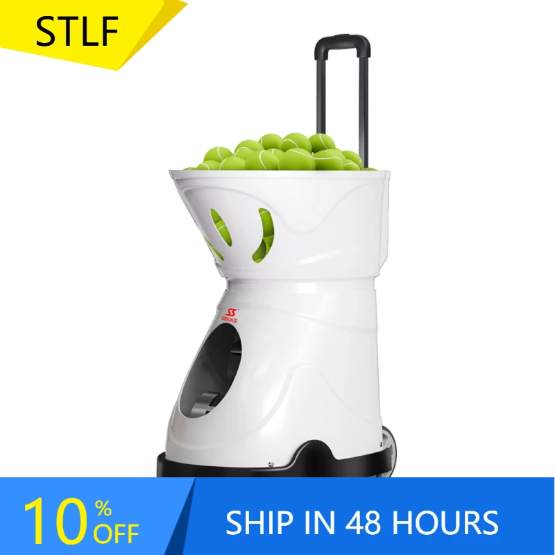 

STLFNew Arrival Automatic T2402A Short Distance Tennis Ball Machine Launcher Equipment for Indoor Practice with Remote Control.
